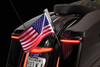 Ciro Lighted Flag Pole Mount Kit: 2014+ Harley-Davidson Road King/Road Glide/Street Glide Models