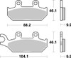 SBS PSI Evo Sintered Front/Rear Brake Pads