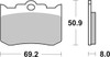 SBS Organic Ceramic Harley-Davidson & Buell Front/Rear Brake Pads