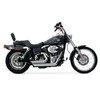 Vance & Hines Shortshots Staggered Full Exhaust: 91-05 Dyna Models - Chrome