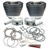 S&S Cycle Bore Cylinder/Piston Kit: 99-16 Harley-Davidson Big Twin Models - 3-7/8"