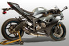 M4 09-20 Kawasaki ZX-6R/ZX636 Street Slayer Full Exhaust - Carbon Canister