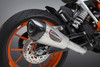 Yoshimura 17-19 KTM 390 Duke / RC390 - Alpha T Street Works Slip-On Exhaust - SS/SS/CF