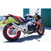 Hindle Evolution Stainless Steel Slip-On Exhaust System: 16-19 Aprilia Tuono V4 1100