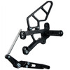 Woodcraft Complete Rearset w/ Pedals: 09-14 BMW S1000RR/HP4