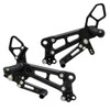 Woodcraft Complete Rearset Kit w/ Pedals: 15-22 KTM 390 RC/Duke