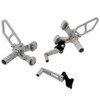 Woodcraft Complete Standard Rearset Kit - 07-13 Ducati Models