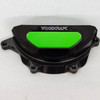 Woodcraft LHS Stator Cover Protector w/Cerakote: 14-22 Yamaha FZ 09/MT 09/FJ 09/Tracer 900/XSR900