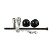 Woodcraft Front Axle Slider Kit: 17-22 Kawasaki Z900/Z900RS Models