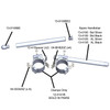 Woodcraft Race Only Clipon Assembly: 06-11 Kawasaki Ninja 650R