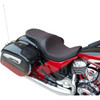 Drag Specialties Forward Positioned Double Diamond Solar Reflective Low Touring Seat: 14-21 Indian Models