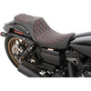 Drag Specialties Double Diamond Predator III Seat: 06-17 Harley-Davidson Touring Model