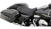 Drag Specialties Double Diamond Low Profile Solo Seat: 08-21 Harley-Davidson Touring Models