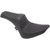 Drag Specialties Double Diamond Predator III Seat: 84-99 Harley-Davidson Softail Models