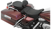 Drag Specialties Wide Pillion Seat: 97-21 Harley-Davidson Touring Models