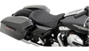 Drag Specialties Double Diamond Predator III Seat: 96-03 Harley-Davidson Super Glide/Wide Glide Models