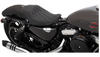 Drag Specialties Double Diamond ¾ Low Solo Seat: 04-21 Harley-Davidson Sportster Models