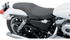 Drag Specialties Predator Seat With Extended Pass Seat: 04-21 Harley-Davidson Sportster Models