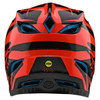 Troy Lee Designs D4 Composite Slash Helmet - Orange/Black - XSmall