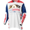 Answer Racing A21 Elite Jersey - Redzone - White/Navy/Scarlet - Medium