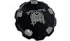 Joker Machine Black Gas Cap: 93-20 Harley-Davidson Models