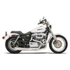 Bassani Xhaust Road Rage 2-Into-1 Short Exhaust: 86-03 Harley-Davidson Sportster Models