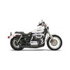 Bassani Xhaust Road Rage 2-Into-1 Short Exhaust for 1986-2003 Harley-Davidson Sportster Models - Black - [Blemish]