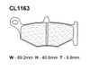 CL Brakes RX3 High Performance Sintered Brake Pads  - 1163RX