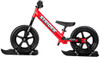 Strider Balance Bike Snow Ski Set - Black - 12"