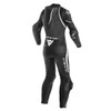 Dainese Ladies Laguna Seca 4 One Piece Perforated Leather Suit - Black/White - Size 44