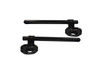Driven Racing Halo Risers (2.5") Clip-on - 50mm - Black