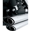 Vance & Hines Shortshots Staggered Exhaust System: 2006-2009 Harley-Davidson FX Models - Chrome