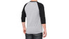 100% Tech Icon 3/4 Sleeve T-Shirt - Gray/Black