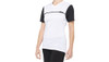 100% Women's Ridecamp Jersey - Short-Sleeve - White/Black