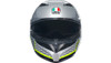 AGV K3 Fortify Helmet - Gray/Black/Yellow Fluo