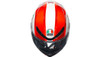 AGV K6 S Sic58 Helmet - White/Red/Black