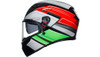 AGV K3 Wing Helmet - Red/Green/White