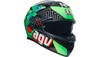 AGV K3 Helmet Kamaleon - Black/Red/Green