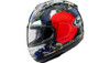 Arai Corsair-X Shogun Helmet - Gold/Blue/Red