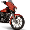 Arlen Ness 10-Gauge Hot Legs Fork Legs: Harley-Davidson Models - Custom Single Disc - Black/Silver - [Blemish]