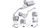 Drag Specialties Handlebar Control Kit w/o Switches: Harley-Davidson Models - Chrome - 11/16" Master Cylinder
