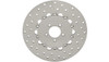 Drag Specialties Stainless Steel Drilled Brake Rotor: 2006-2010 Harley-Davidson FX Models - Front - 11.8"