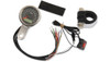 Drag Specialties 1-7/8" Stainless Steel Programmable Imperial Speedometer with Indicator Lights: 1986-2014 Harley-Davidson Models - 120 mph