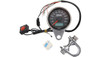 Drag Specialties 2.4" KPH Programmable Mini Electronic Speedometer with Odometer/Tripmeter: 1986-2003 Harley-Davidson Models