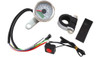 Drag Specialties 1-7/8" Programmable Metric Speedometer with Indicator Lights: 1986-2003 Harley-Davidson Models - 220 kph