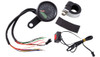 Drag Specialties 1-7/8" Programmable Imperial Speedometer with Indicator Lights: 1986-2003 Harley-Davidson Models - 120 mph