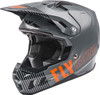 Fly Racing Youth Formula Cc Primary Helmet - Grey/Orange -Youth Large