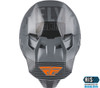 Fly Racing Youth Formula Cc Primary Helmet - Grey/Orange -Youth Large