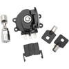 Drag Specialties Side Hinge Ignition Switch with Fork Lock: 1996-2010 Harley-Davidson FL/FX Models