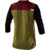 100% Airmatic 3/4 Sleeve Jersey - Olive - MD